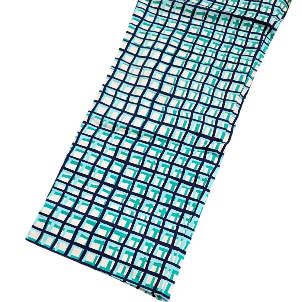 Kate Spade Mindy Breezeblock Plaid Preppy capri Pants Size‎ 4